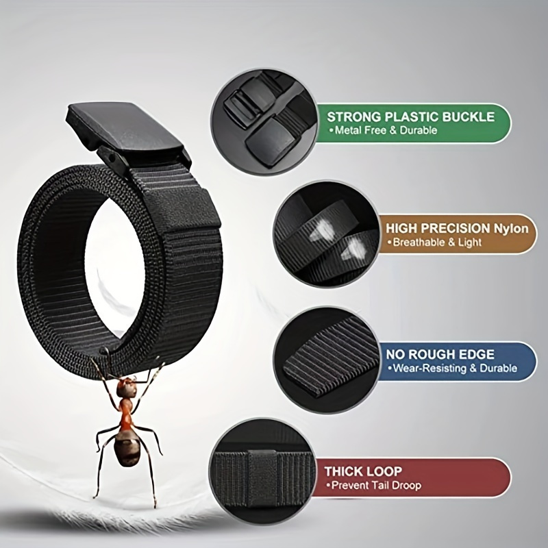 Men's Tactical Belt Quick Release Braided Nylon Heavy Duty Adjustable Strap